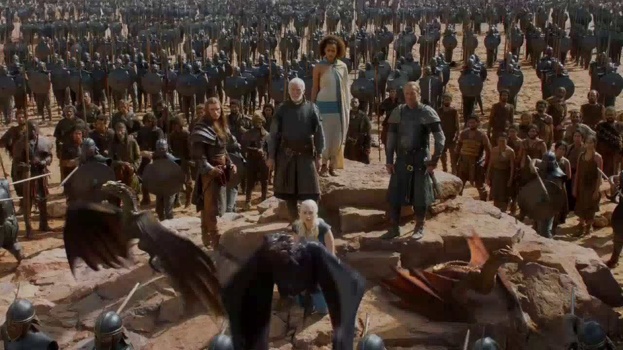 Quem teria vencido? O exército de Sauron contra o exército de Daenerys  (ambos no auge de sua força)? Existe alguma maneira de Sauron lidar com os  dragões de Daenerys? - Quora