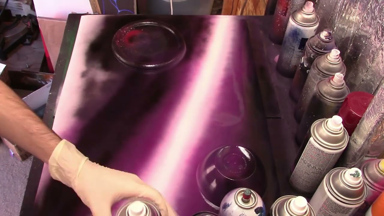 MAGENTA MADNESS | Spray Paint Art Timelapse