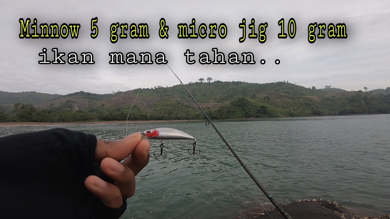 Minnow 5 gram dan Micro Jig 10 gram Terbukti di sukai ikan | Ultralight Fishing.
