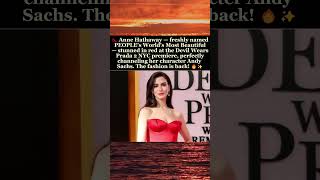 Anne Hathaway Channels Andy Sachs at Devil Wears Prada 2 Premiere #devilwearsprada2 #annehathaway