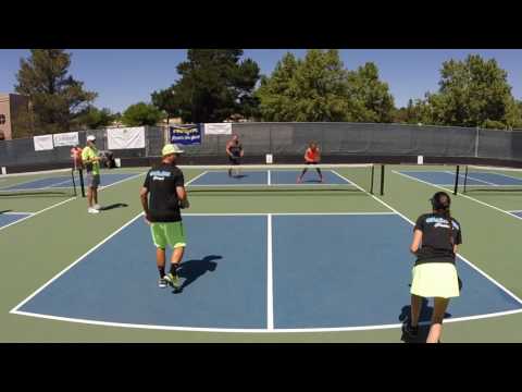 2017 Paso Robles PIckleball Classic MXD 5.0 Final Game 1 Bucher/Bucher vs. Fawaz/McFall