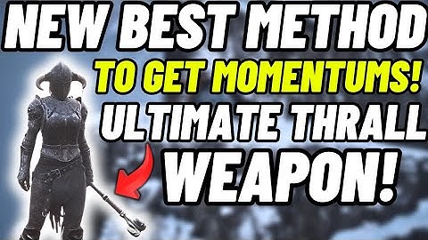 New Best Method to get the Momentum! Ultimate thrall weapon - Conan Exiles
