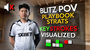 🔥BLITZ POV in INFERNO! (KEYSTROKES VISUALIZED) - FACEIT GAMEPLAY | CS2 POV