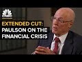 Former treasury sec paulson on the 2008 crisis