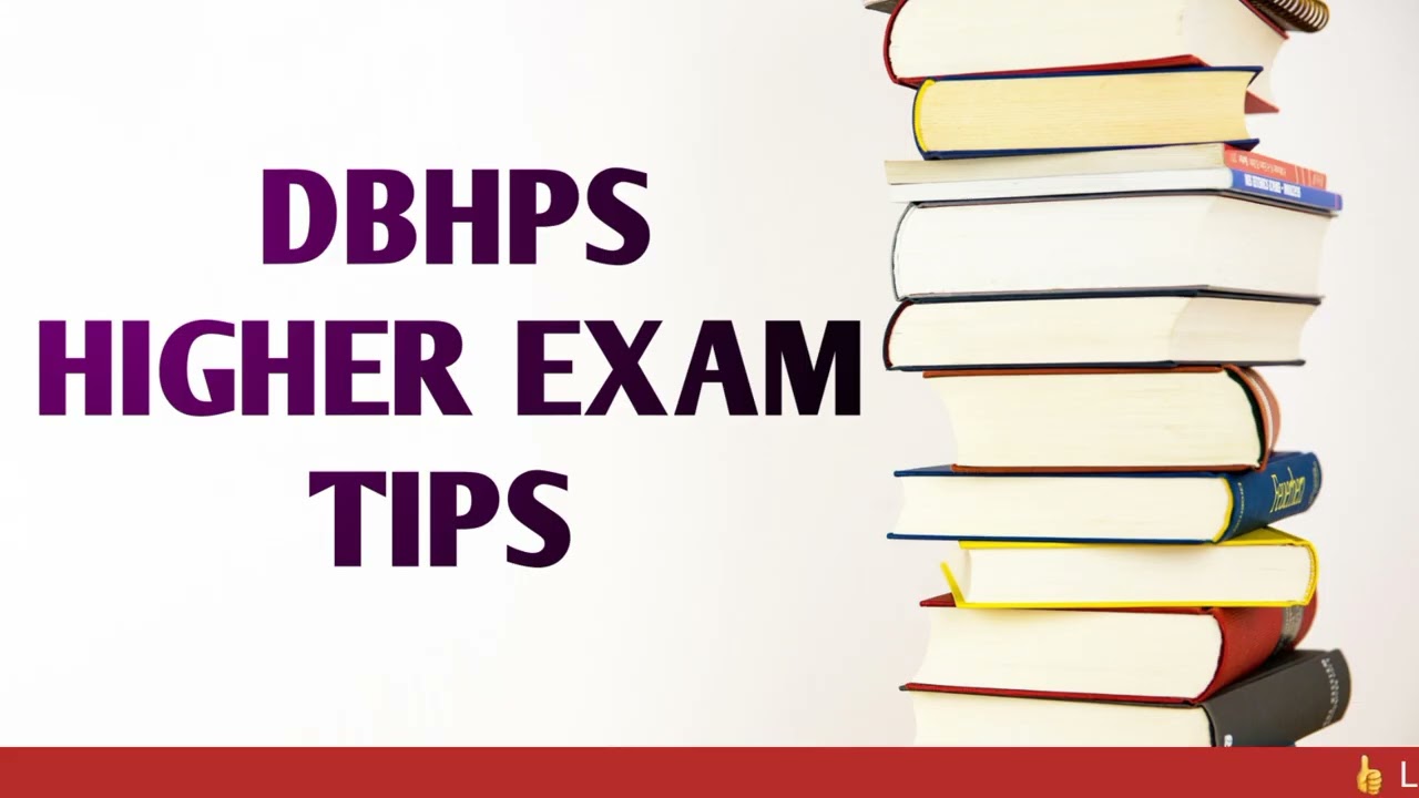 DBHPS Higher Exam, Exam tips for high scoring marks | Hindi exam tips #hindi #examtips #dbhps 