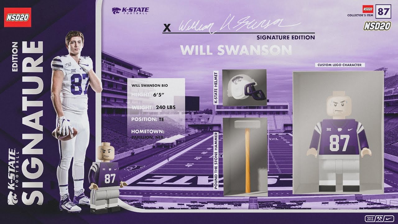 kansas state football jersey custom