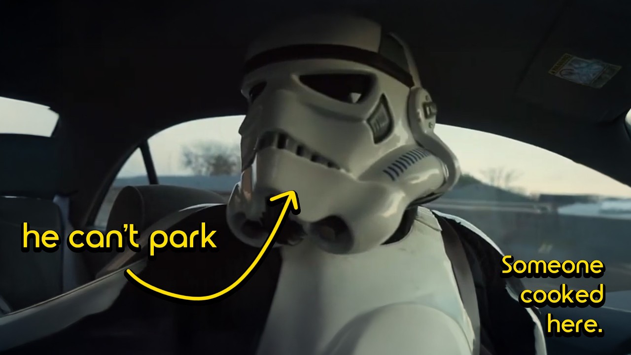 Parking for a stormtrooper isn't easy | Sketch