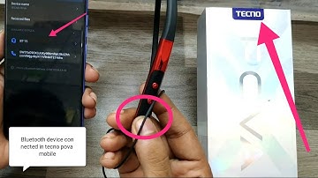 How to connect Bluetooth device in TECNO POVA | Connected devices Bluetooth Tecno Pova