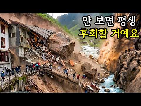 대자연이 더 이상 참지 않았습니다! 카메라에 포착된 충격적인 45번의 분노 | 4K 다큐멘터리