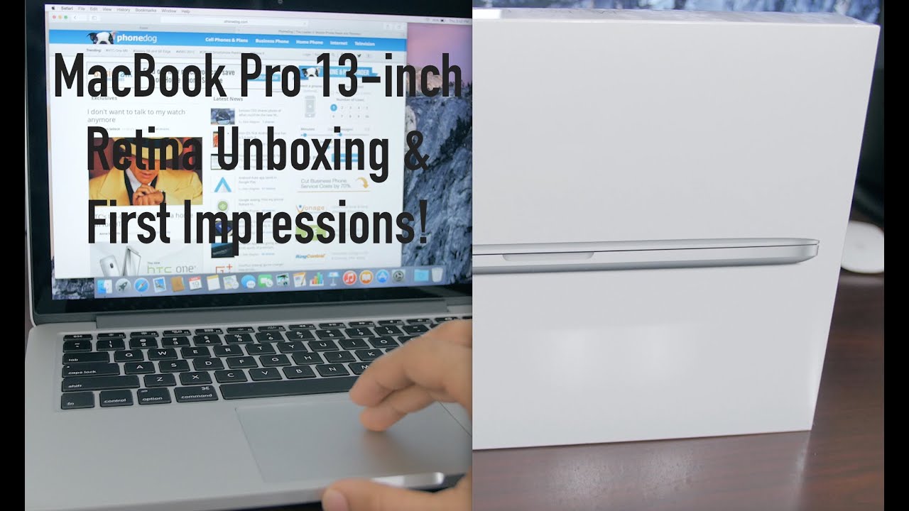 MacBook Pro 13-inch Retina (2015) Unboxing and First Impressions