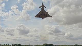 Amazing Low Flyover Eurofighter Typhoon RAF Coningsby July 2022