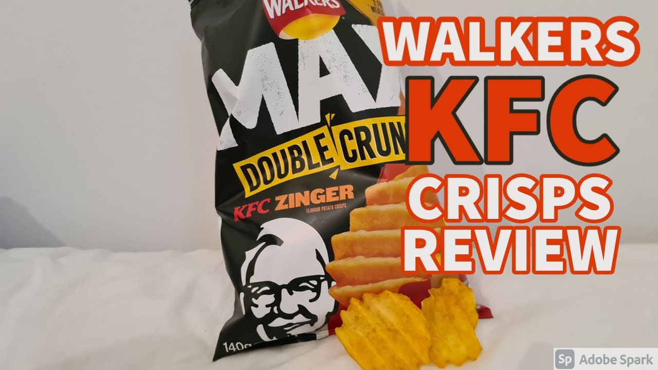 Walkers MAX Double Crunch KFC Zinger Flavour Crisps Review