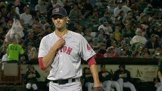 Famous BOS@OAK: Porcello flirts with no-no, earns win No. 19 Profile