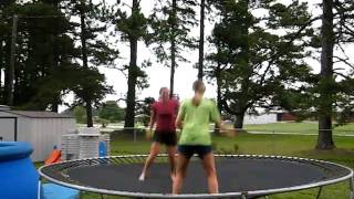Hanna & Sarah Trampoline 3