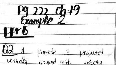 Gcuf past paper solution of Mechanics 2 of Bs math 4 semester