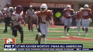 Texas Longhorns receiver Xavier Worthy named Freshman All-American | FOX 7 Austin