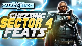 Sector 4 of Conquest is pretty Cheesy.  Feats guide within!