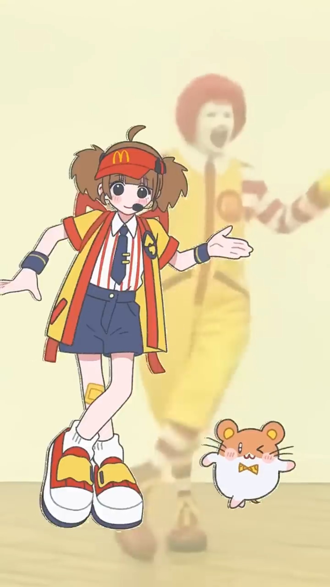 まっちゅんページ Donald sings and dances with Double Cheesecake and the beauty of