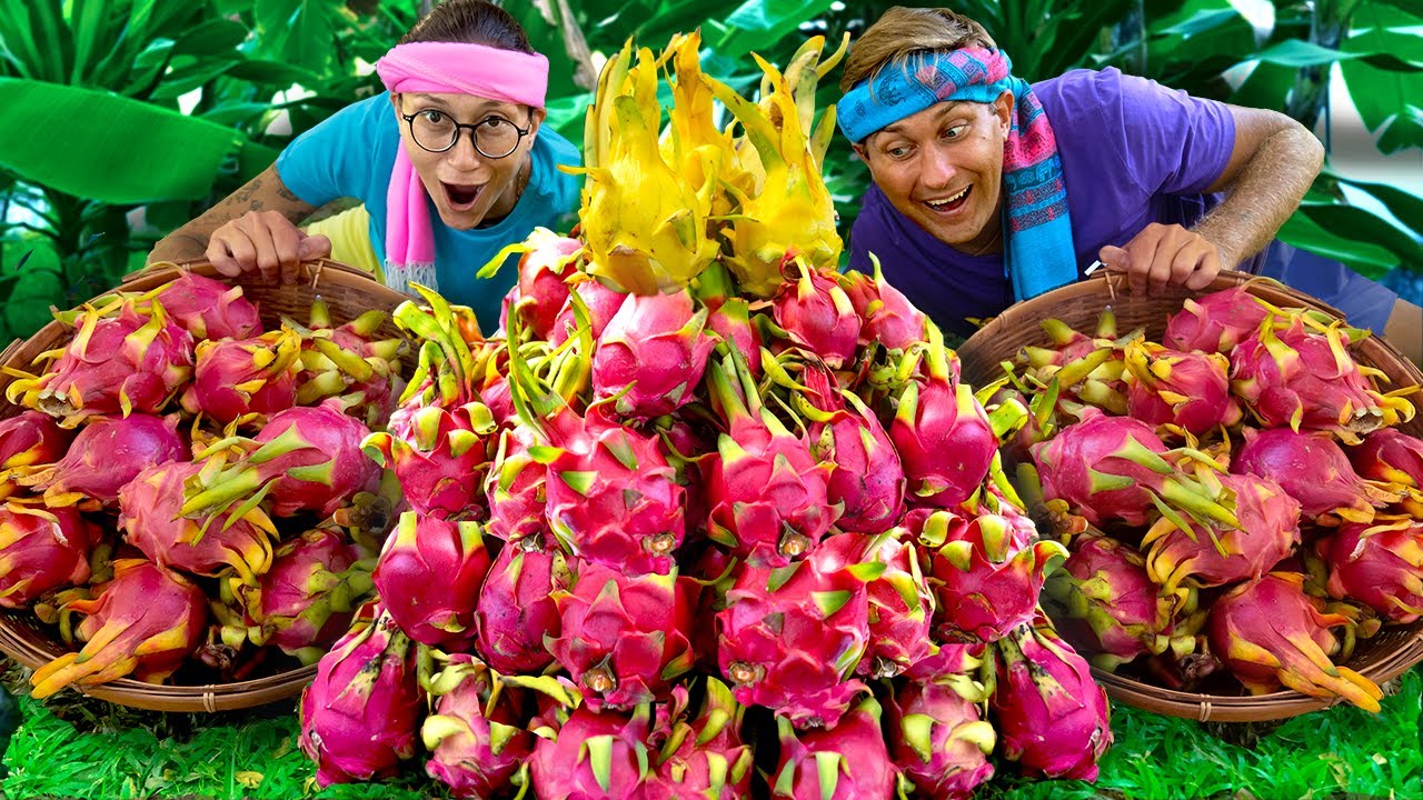 DRAGON FRUIT JAM Homemade Jam Recipe Cooking in Village Yummy Jam