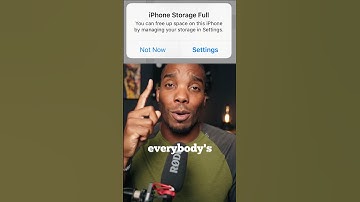 iPhone Storage Full
