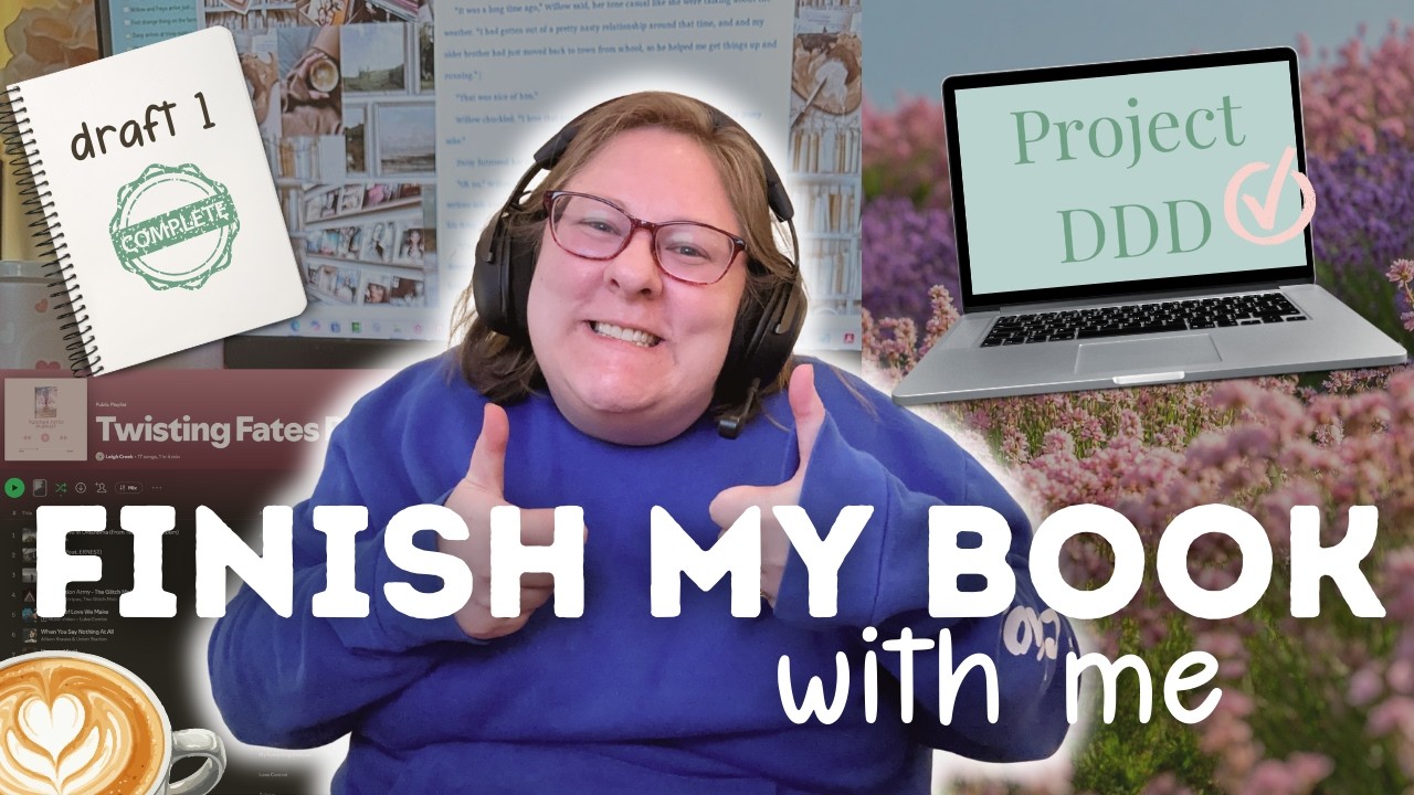 Допиши мою книгу вместе со мной 📖 | Уютный видеоблог о писательстве