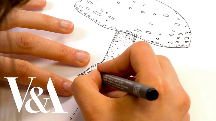 Illustrating a mushroom inspired by Beatrix Potter...