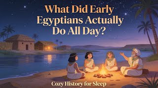 What Did Eary Egyptians Actually Do All Day - Life Along the Nile River Before the Pyramid