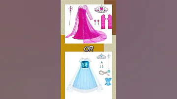 If They Made You Choose Frozen Elsa Pink Vs Elsa Blue Gift Choose Fashion Chooseone Frozenelsa 