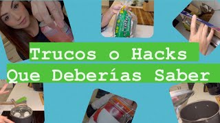 Trucos o Hacks Súper útiles para tu Diario Vivir #hacks #hacksdecocina