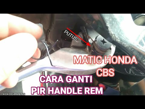 Tips Ganti Pir Handle Rem Motor Matic Honda Cbs || Cara Bongkar Pasang Per Handle Rem Honda Cbs