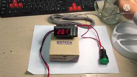Hướng dẫn cài đặt đồng hồ nhiệt FX3S-00 Dotech Hàn quốc