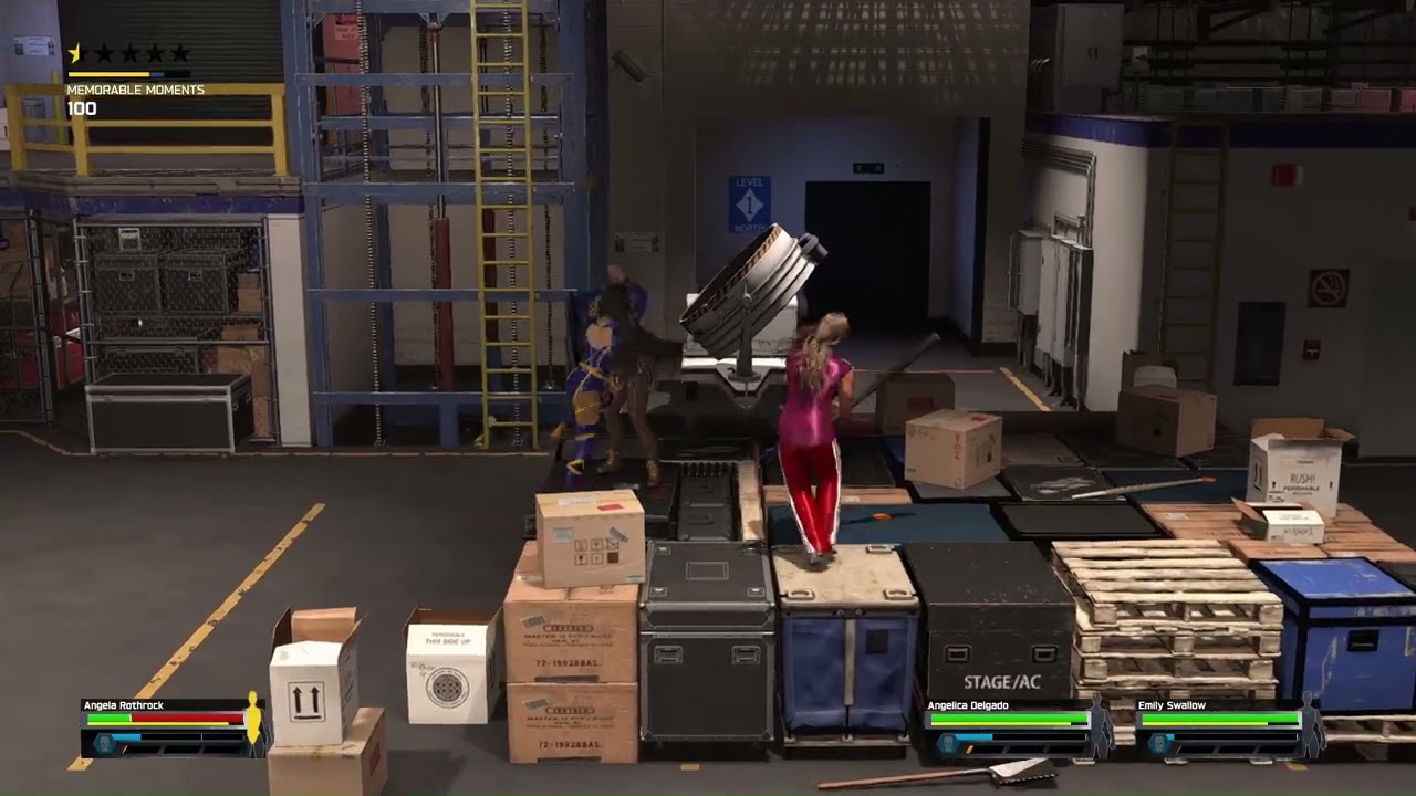 WWE 2K25:  WMAC:  Season 2: Episode 220:  Fight 2:  Hollywood v All American & Blademaster