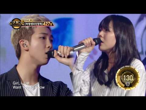 【TVPP】[SUB] RM (BTS) - Umbrella,  랩몬스터(방탄소년단)- 우산 @ Duet Song Festival