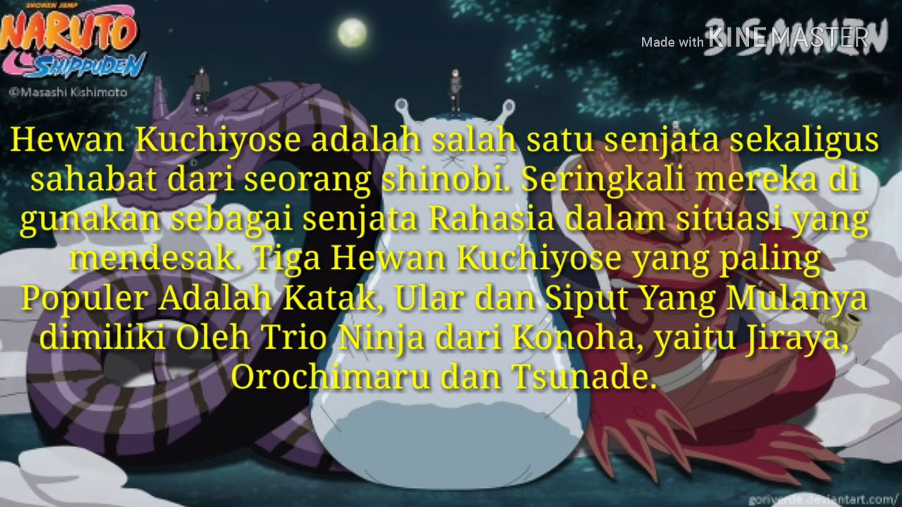 Beda Dari Naruto Ini Hewan Kuchiyose Milik Baruto Youtube