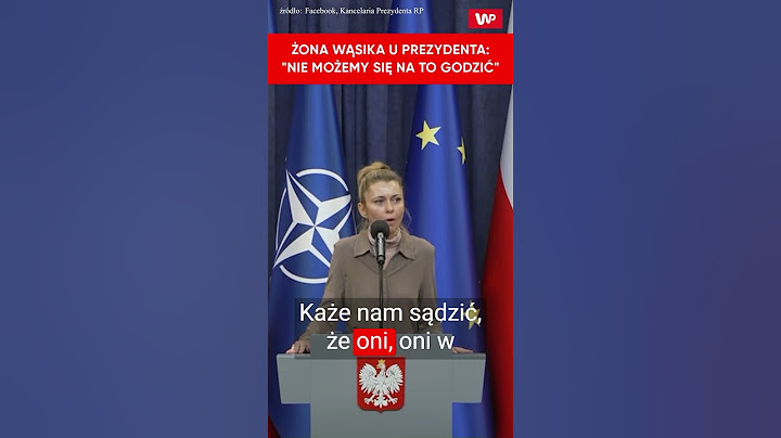 "Nie możemy się na to godzić". Żona Wąsika z apelem u prezydenta #shorts