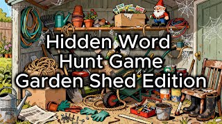 Hidden Word Hunt Game - Garden Shed Edition screenshot 2