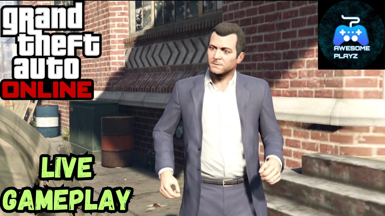 GTA ONLINE LIVESTREAM || GTA 5 GAMEWALK || AWESOME PLAYZ