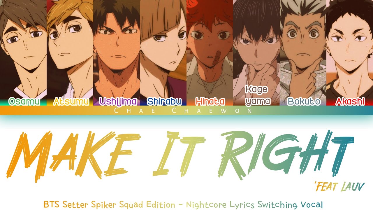 How Would Haikyuu Character Sing 