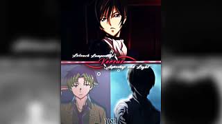 Lelouch vs Ayanokoji and Light | Code Geass vs COTE and Death Note #edit #anime #deathnote 