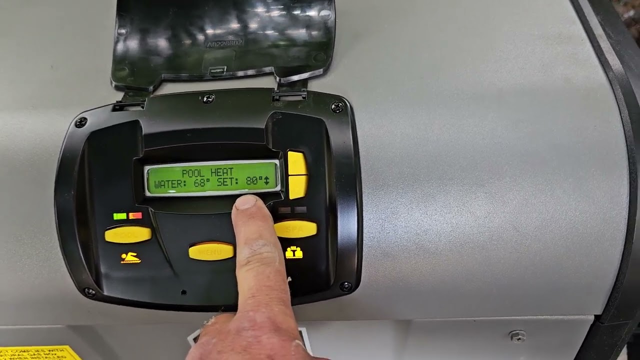 Jandy JXi Manual Heater Start/Stop