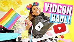 I CAN FINALLY SHOW YOU... Everything I got at Vidcon HAUL!!๐๏ธ