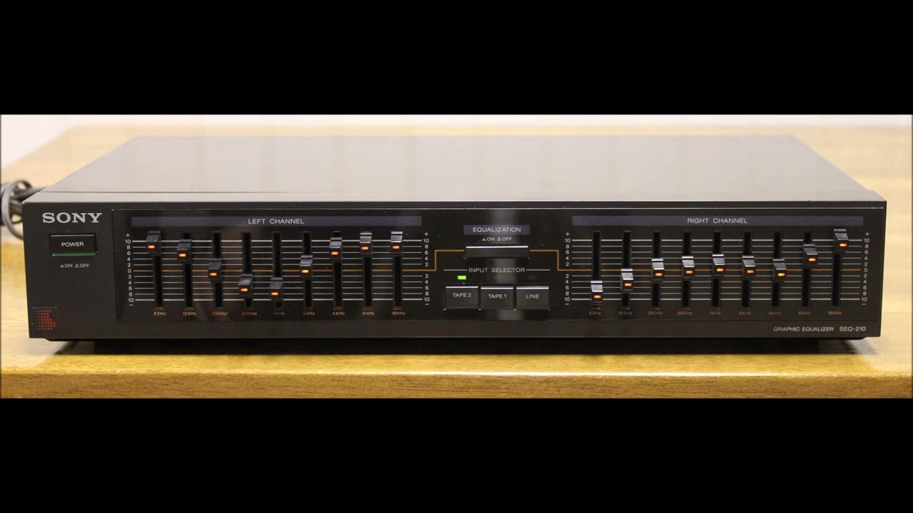 Sony Equalizer - SEQ 210 - YouTube