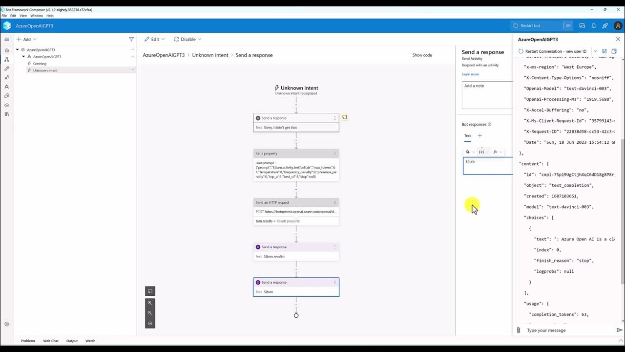 Get results - Azure Open AI in Bot Framework #chatgpt #openai # ...