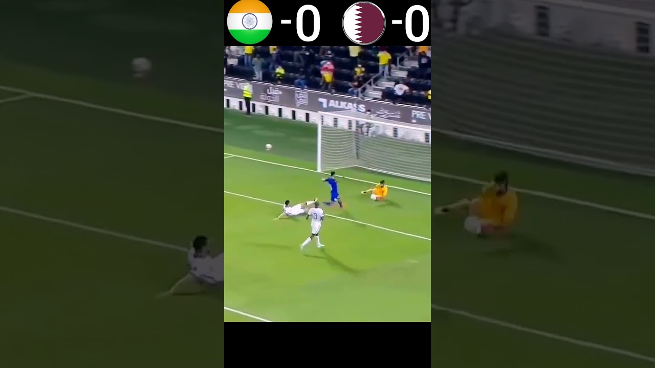 India VS Qatar 2022 Fifa World Cup Qualifiers Highlights 