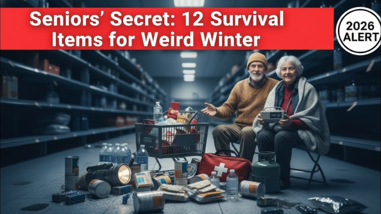 12 Survival Items 55+ Seniors NEVER Forget to stockpile for weird winter 2026