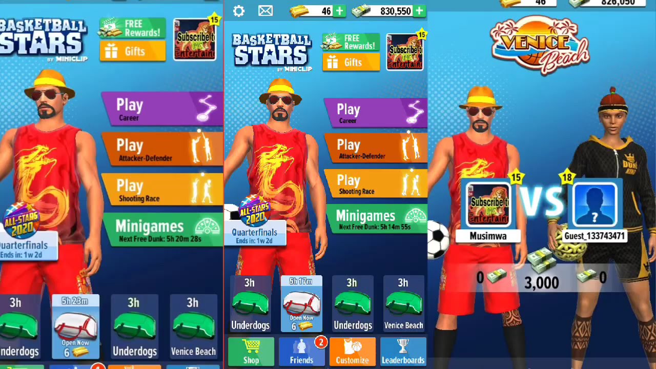 BASKETBALL STARS CRAZY WINNINGS AND VERY SHOT KEEP PLAY IT NOW/MC