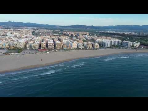 Puerto de Sagunto, Spain 4k drone