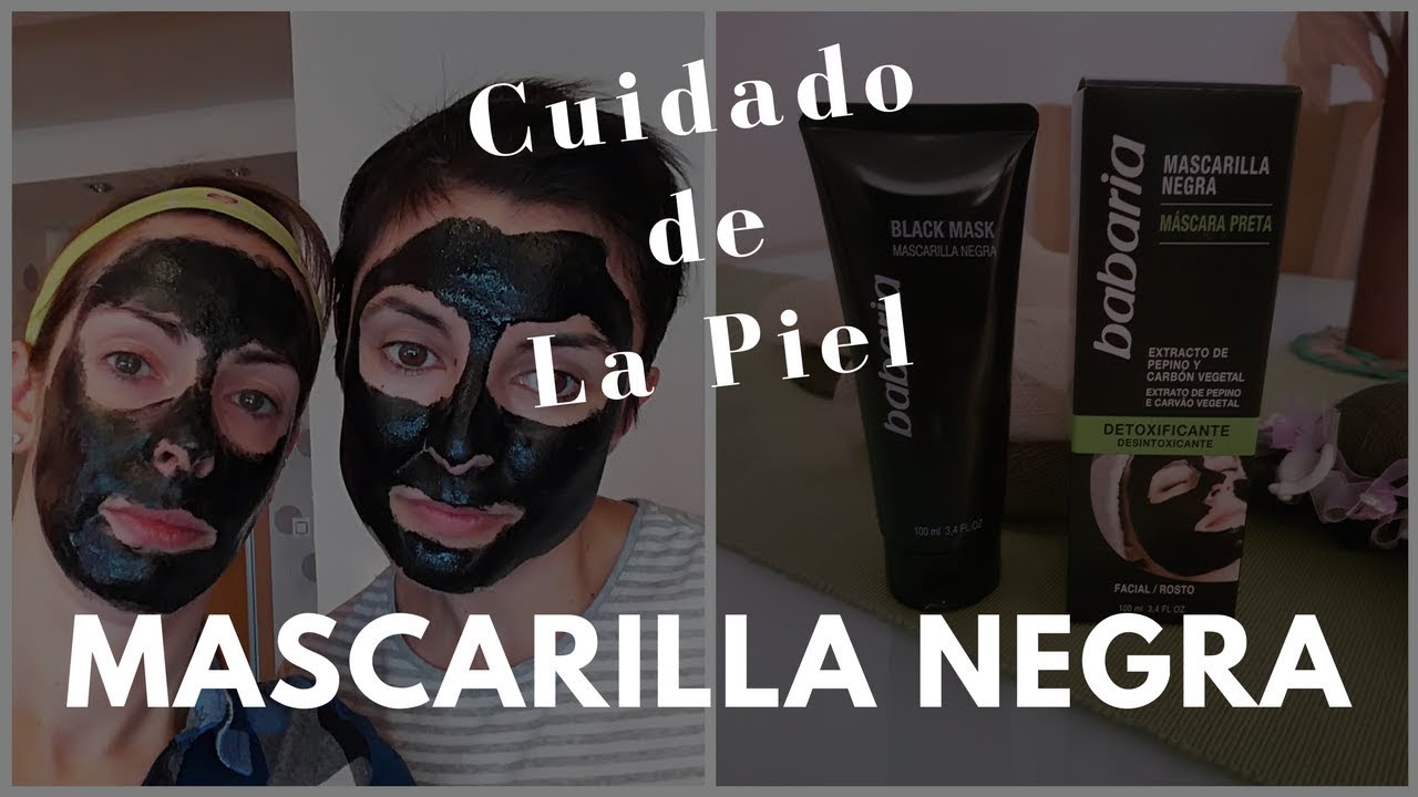 mascarilla negra poros mercadona