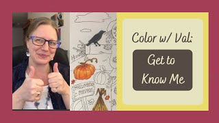 Color and Get to Know Me | 15 About Me Questions | Channel Direction