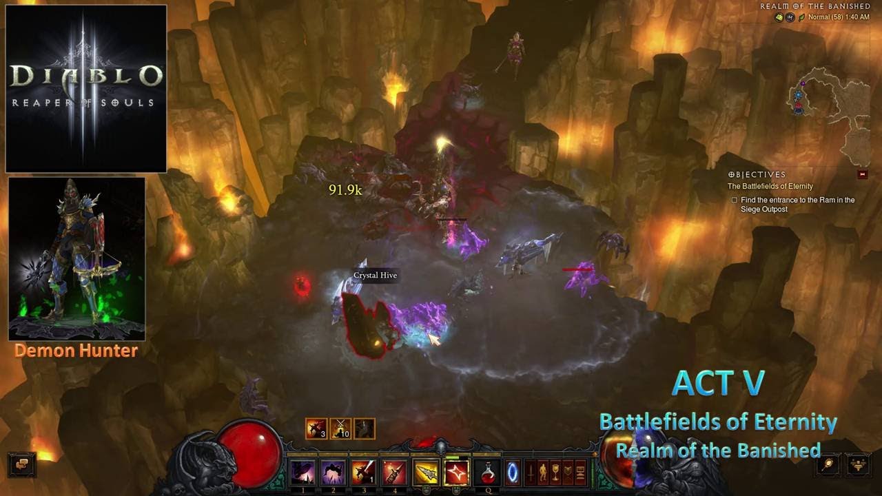 [*/\*] Diablo III - ACT V - The Battlefields of Eternity - Realm of the Banished (Demon Hunter)